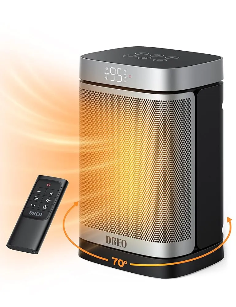 DREO 1500W Portable Space Heater with Remote