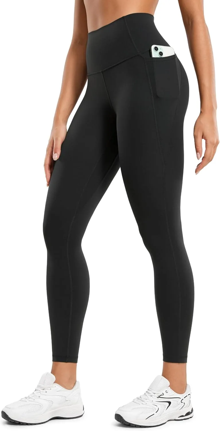 CRZ YOGA Butterluxe Workout Leggings Pockets 25" - High Waisted Gym Womens Yoga Pants with Pockets