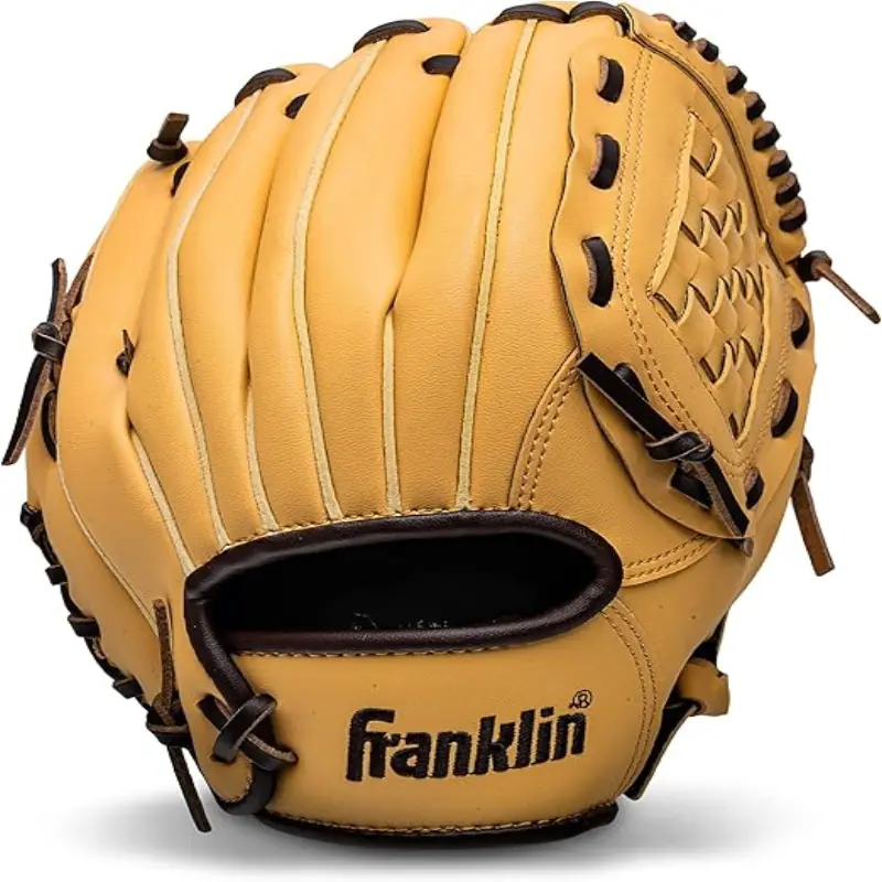 Franklin Sports Field Master Baseball + Softball Glove - Field Master Adult + Youth Baseball + Softball Mitt - Men's + Women's